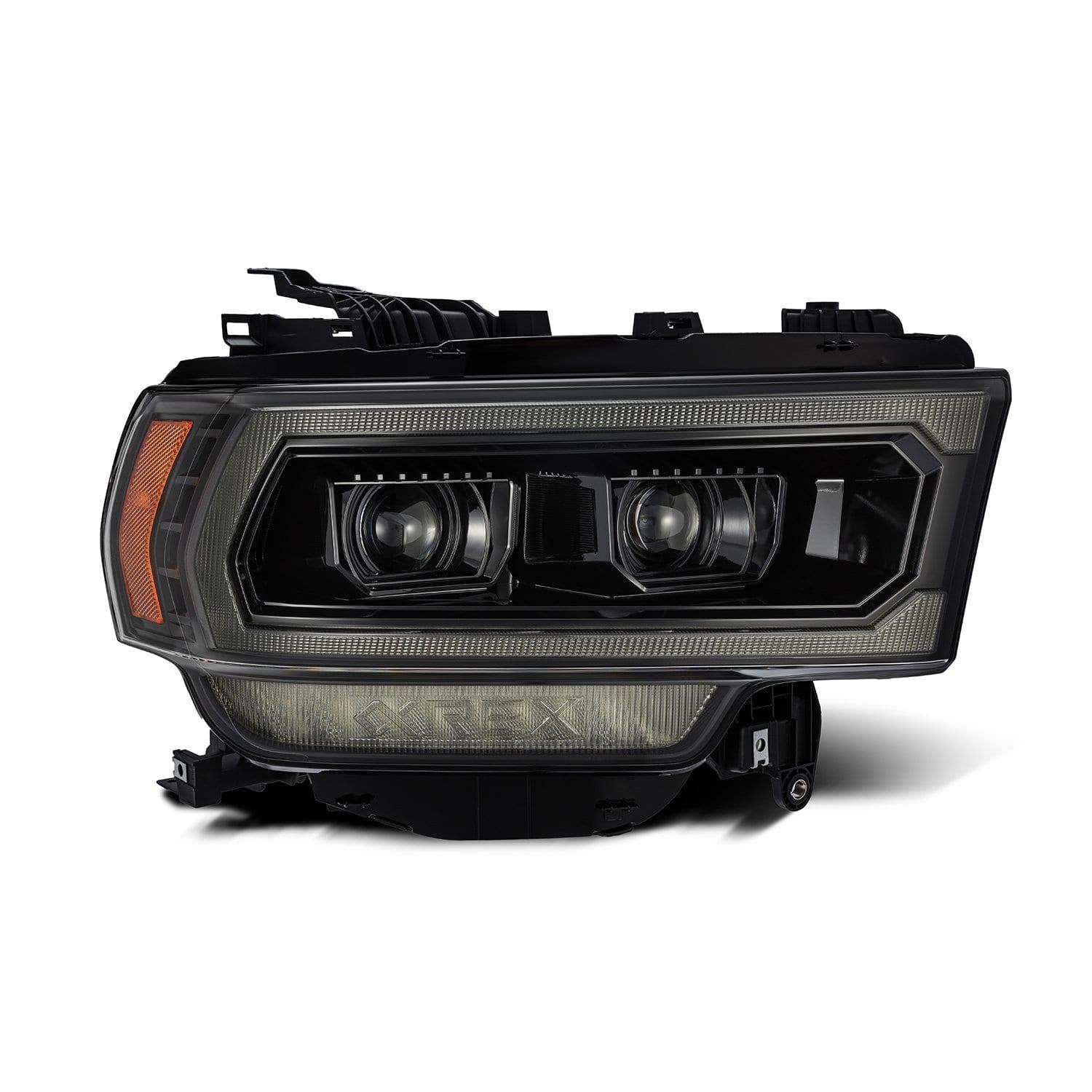 Alpha Rex 19-22 Ram 2500/3500/4500/5500 LUXX-Series LED Projector Headlights Alpha-Black