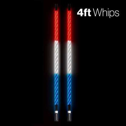 Extreme 4 FT Whips (Pair) + Controller