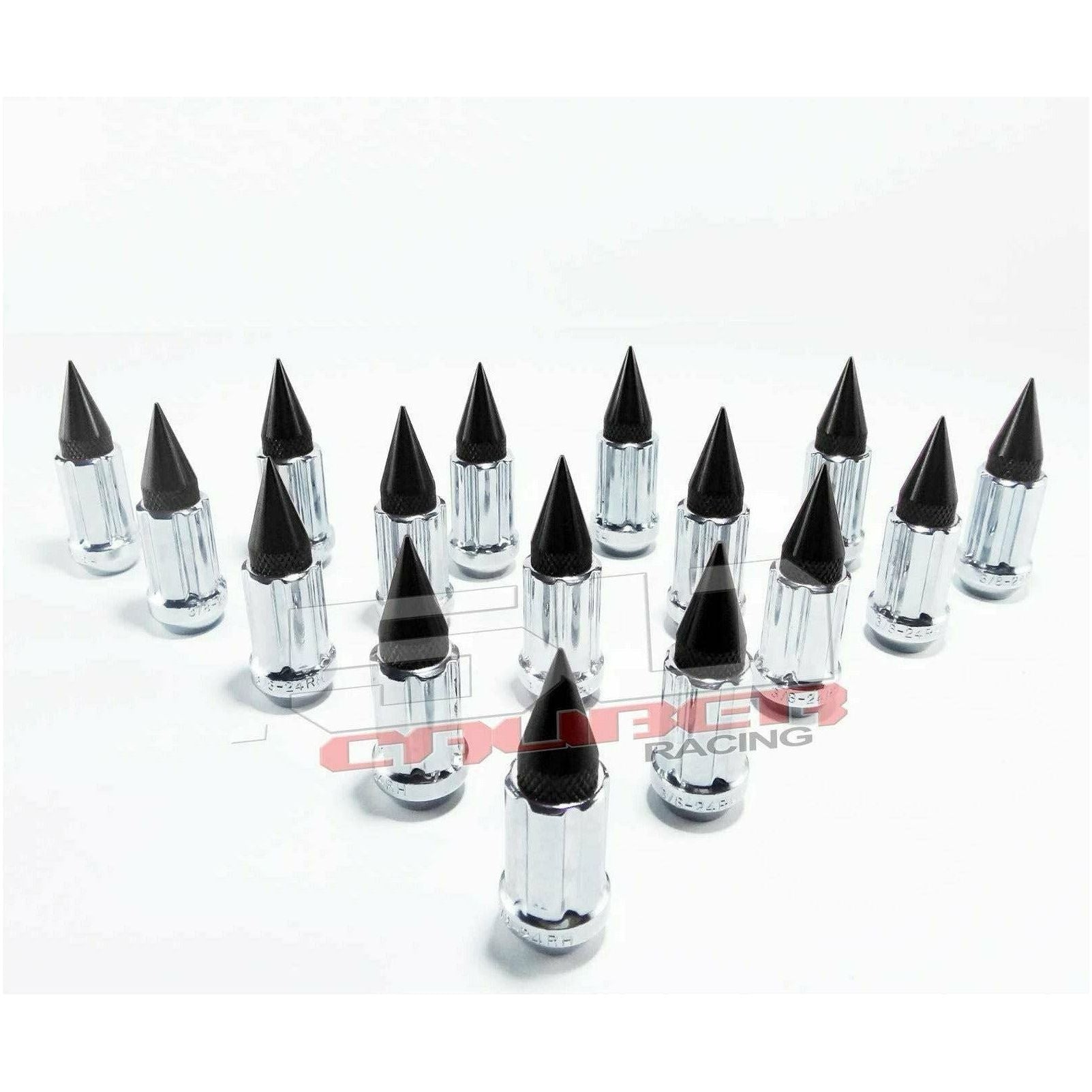12 x 1.25 mm Spiked Lug Nuts (16 Pack)