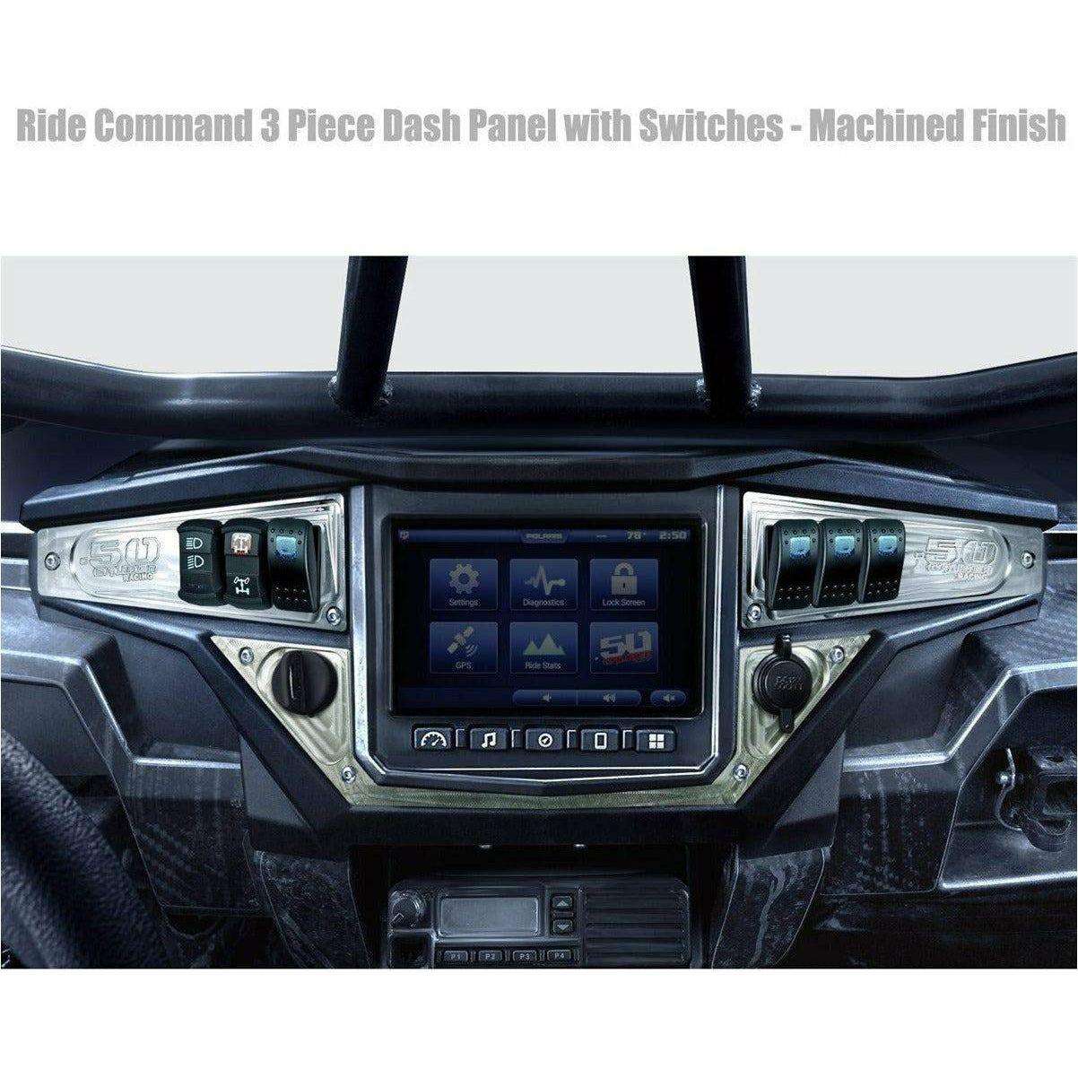 Polaris RZR XP 1000 (2017-2023) Ride Command 6 Switch Dash Panel