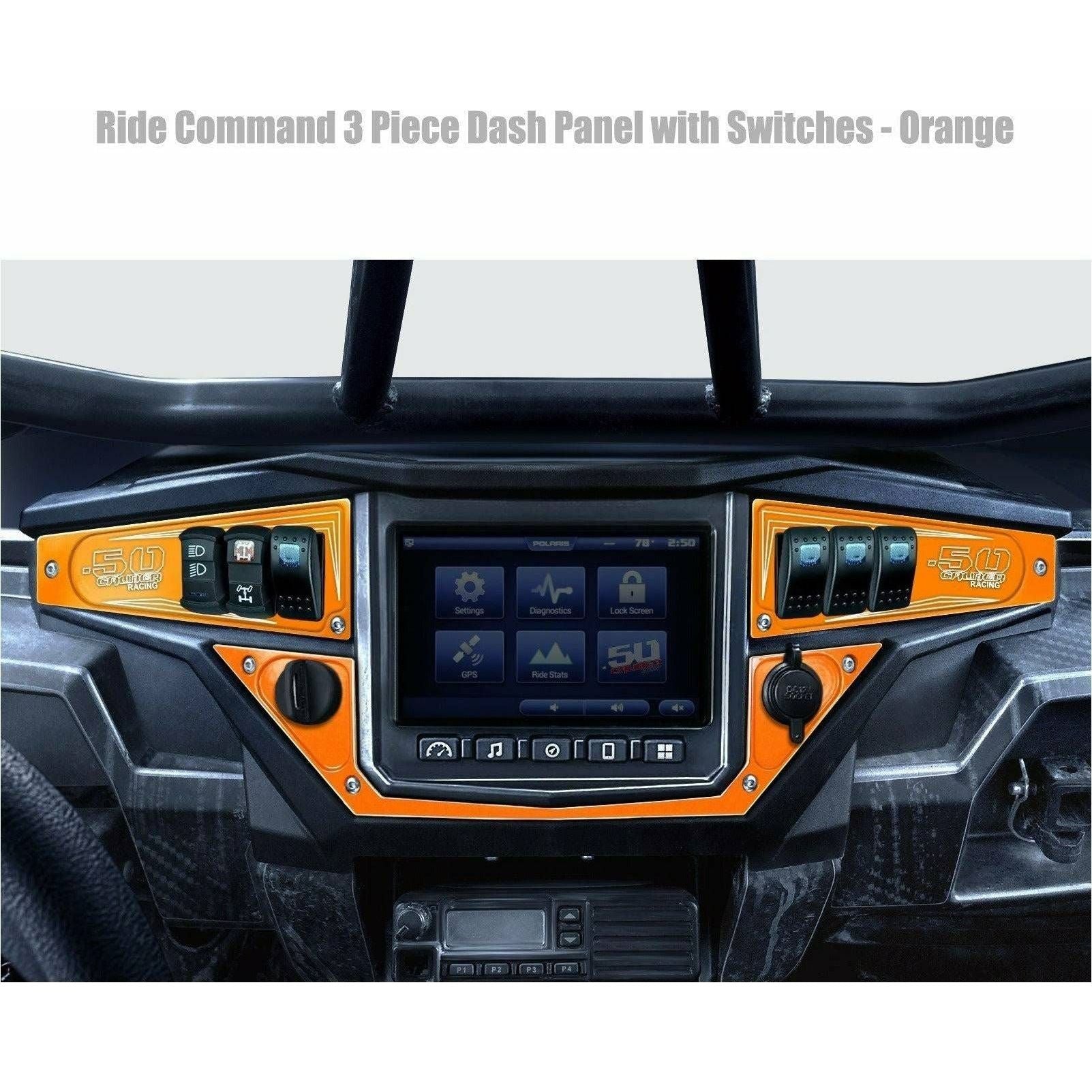 Polaris RZR XP 1000 (2017-2023) Ride Command 6 Switch Dash Panel