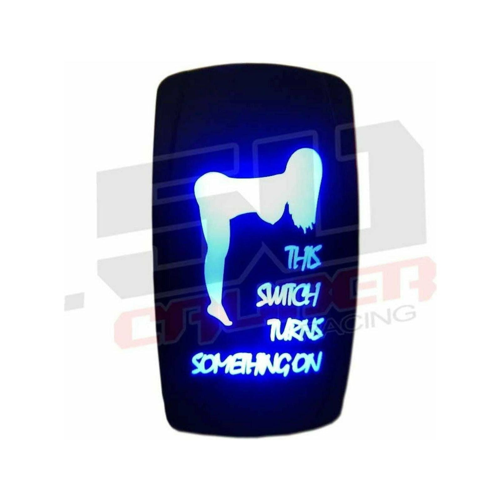 "This Switch Turns Something On" Waterproof Rocker Switch