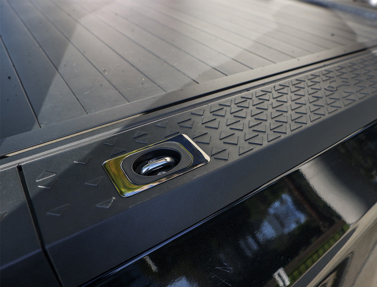 Gunmetal Flush Fit Retractable Tie-Down Anchors | 1995+ Dodge RAM with Dually Bed | - SpeedStrap