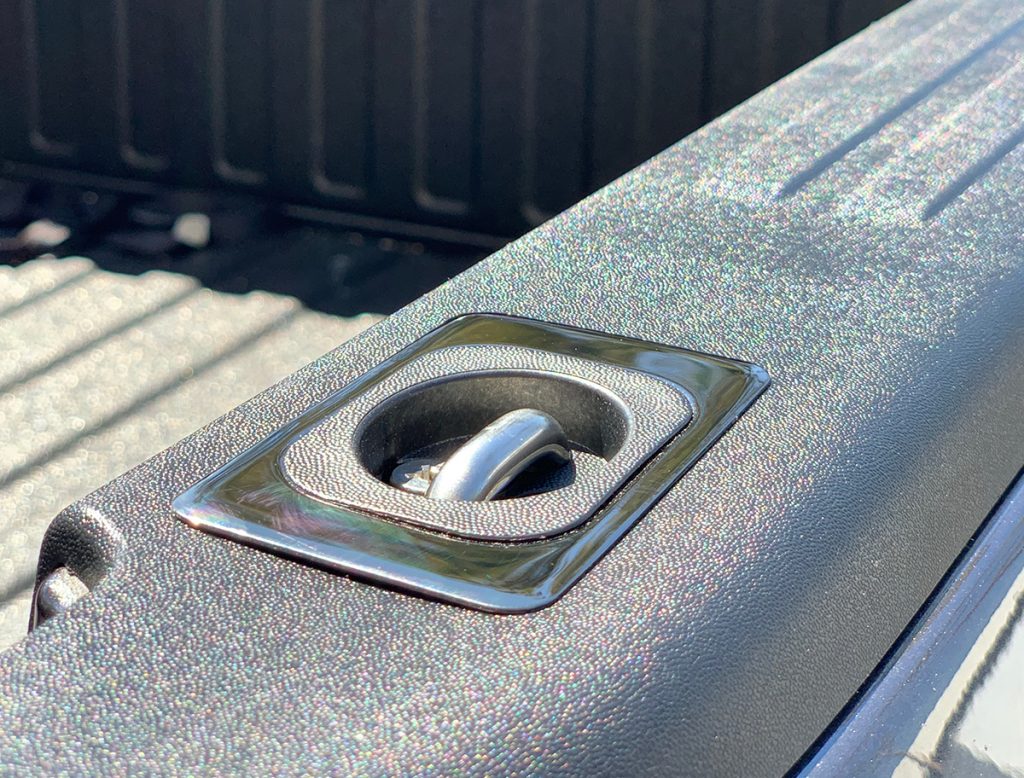Gunmetal Flush Fit Retractable Tie-Down Anchors | 1995+ Dodge RAM with Dually Bed | - SpeedStrap