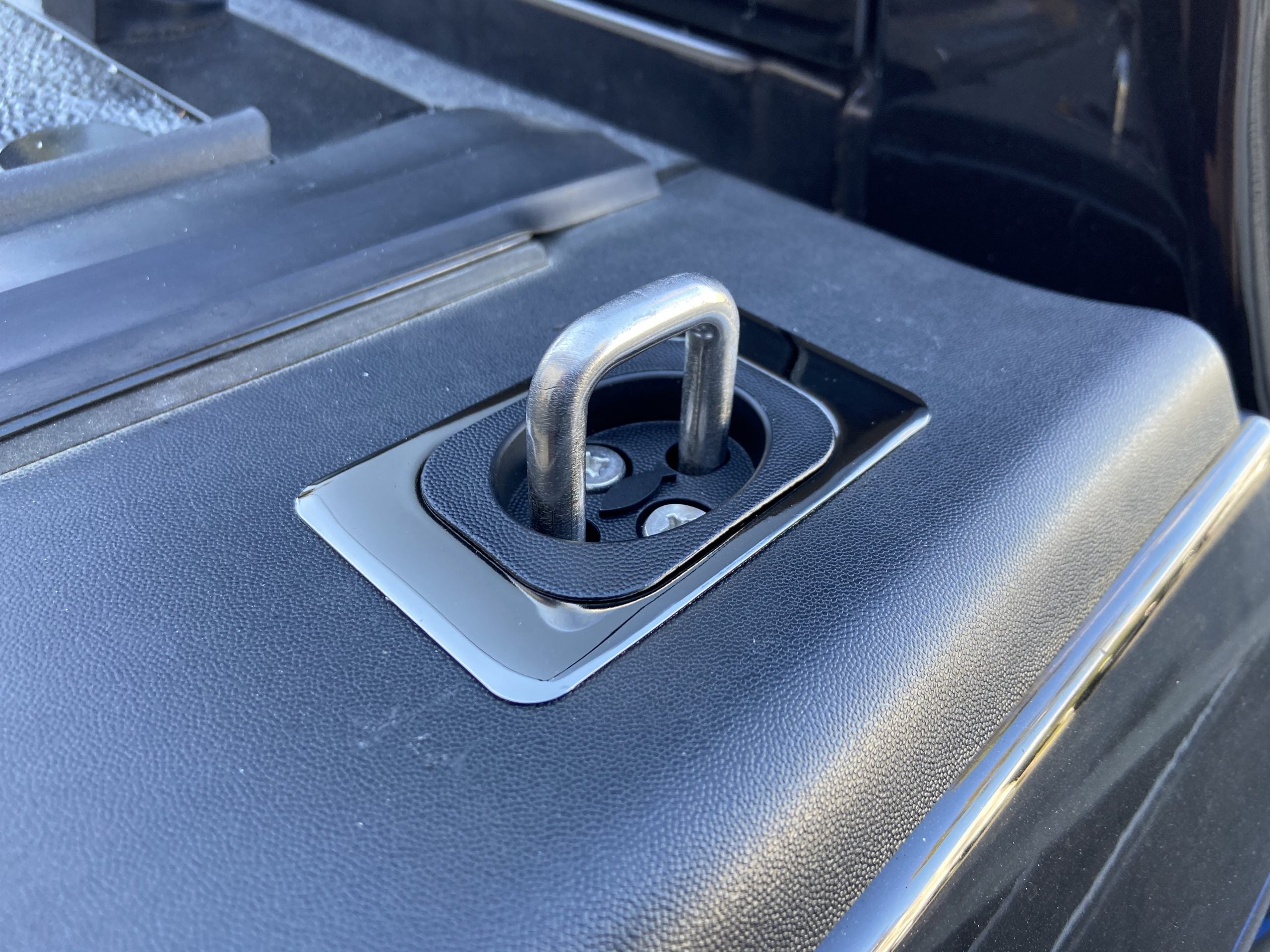 Gunmetal Flush Fit Retractable Tie-Down Anchors | 1995+ Dodge RAM with Dually Bed | - SpeedStrap