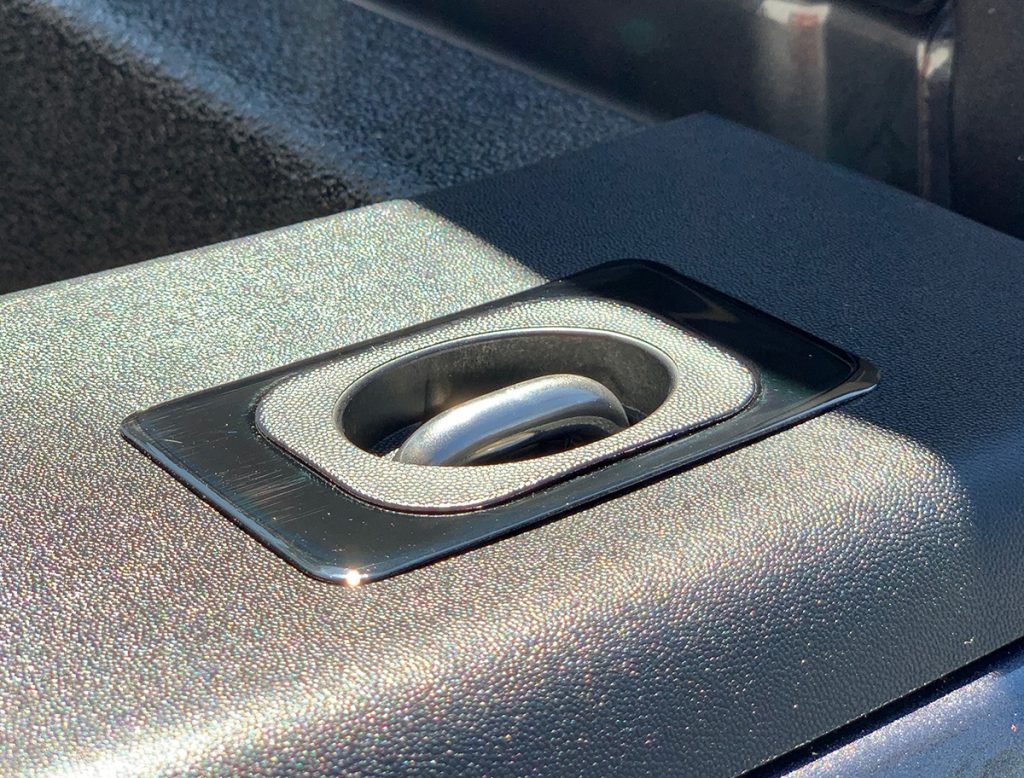 Gunmetal Flush Fit Retractable Tie-Down Anchors | 1995+ Dodge RAM with Dually Bed | - SpeedStrap