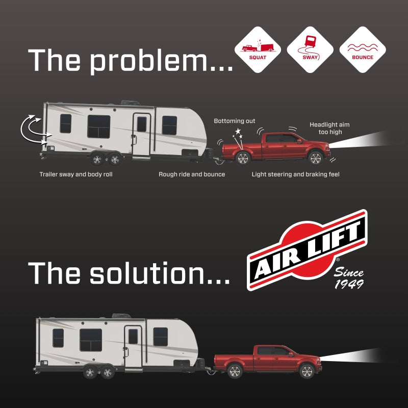 Air Lift 2023+ Ford F450 4WD DRW Non-Commercial 7500 XL Ultimate Air Spring Kit