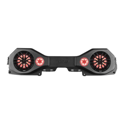 DS18 2018-23 Jeep JL/JLU/JT Soundbar Enclosure Fits 2x 8in & 2x 3.78in (Speakers Not Included)-Black
