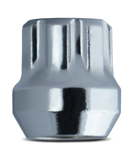 Mr Lugnut OPEN END SPLINE - TRUCK/SUV 14x1.50 CHROME  0.88 IN.
