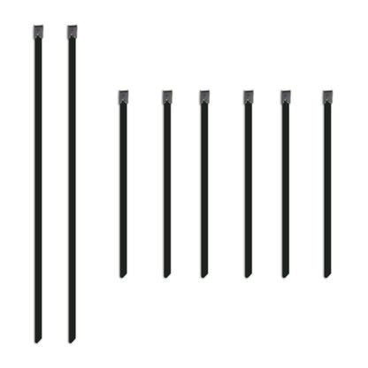 Mishimoto Set of Six 6in & Two 14in Stainless Steel Locking Ties