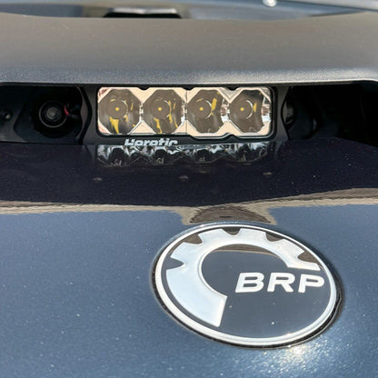 Can Am Maverick R BA-4 Hood Scoop LED Light Bar