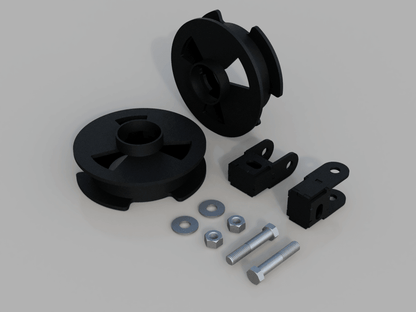 Traxda 2014-2019 Dodge Ram 2500 4x4 - 2" Rear Lift