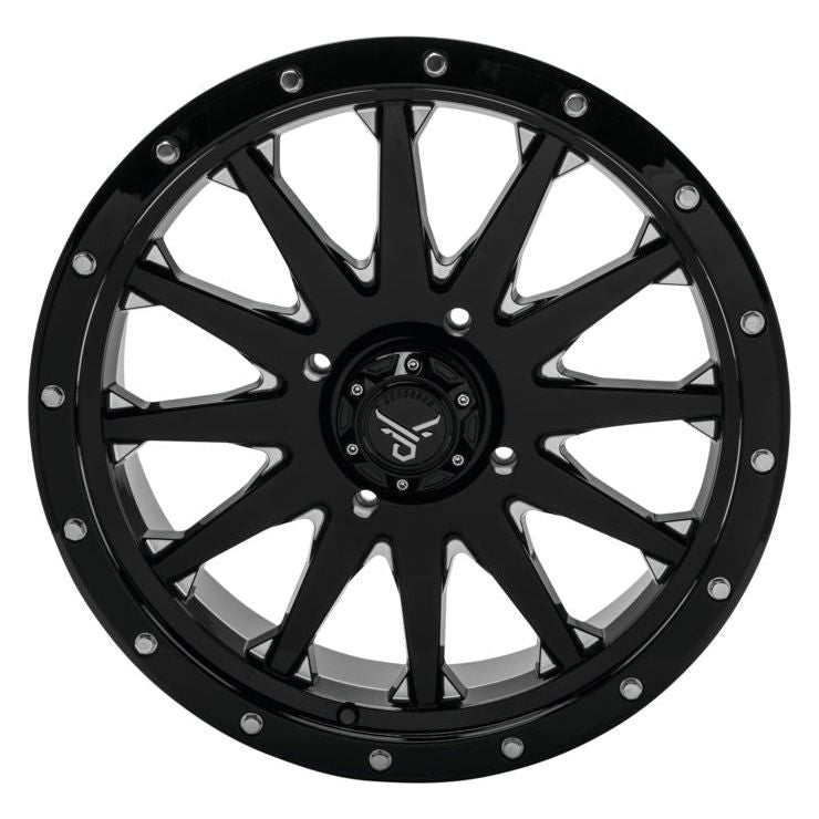 Wagon Wheel (Black/Machined)