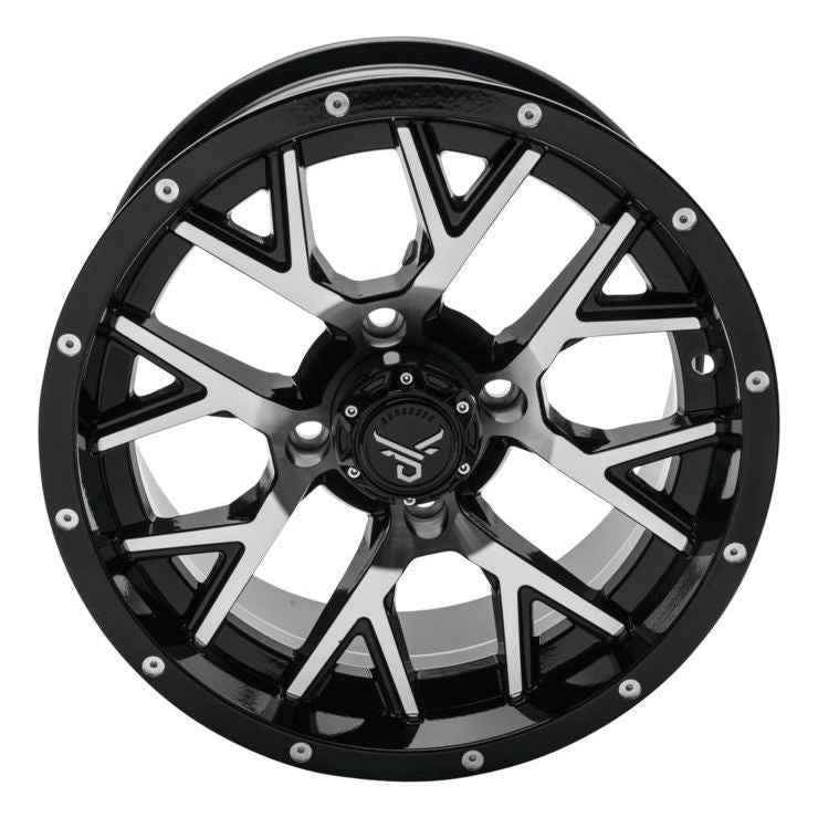 Barbwire Wheel (Black/Machined)