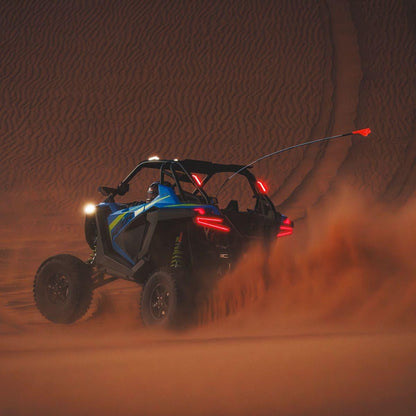 Polaris RZR Turbo R Plug & Play Apex Lights (Red Running / Brake Lights)