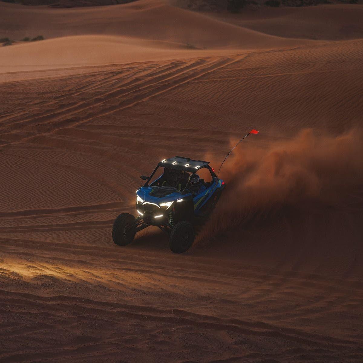 Polaris RZR Turbo R Plug & Play Auto-Cancel Turn Signal Kit with White Running Lights