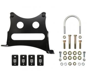Icon Vehicle Dynamics 65000 - 2005 - Current Super Duty F250 / F350 Dual Steering Stabilizer Bracket Kit