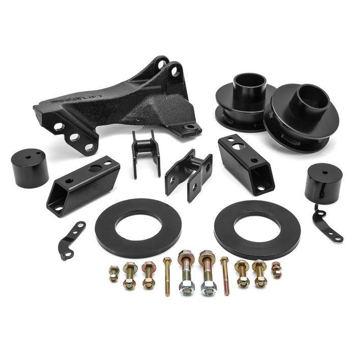 READY LIFT 2.5'' LEVELING KIT W/ TRACK BAR RELOCATION BRACKET - FORD SUPER DUTY 4WD 2011-2023