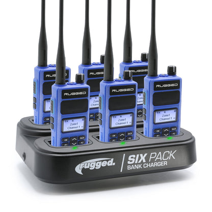 6 PACK - Choose Your Business Band Two Way Handheld Radio - RDH-X