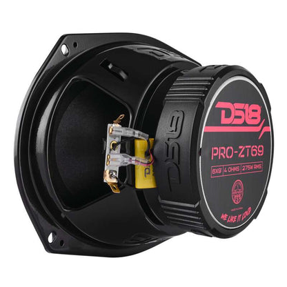 DS18 6x9in Coaxial Loudspeaker 275 Watts RMS 4 ohm Mid-Range Water Resistant Cone