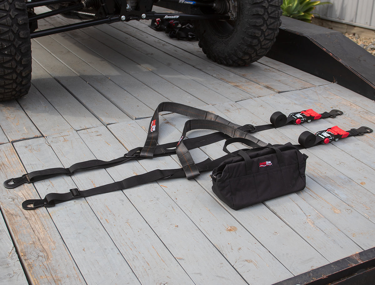 Essential UTV Tire Bonnet Kit - Black - SpeedStrap