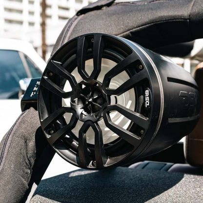 DS18 Marine And Powersports Towers 8in 125 Watts RMS RGB LED Lights Red