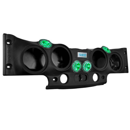DS18 2007-18 Jeep JK/JKU Soundbar System Fits 4 x 8in Speakers (Not Included)- Black