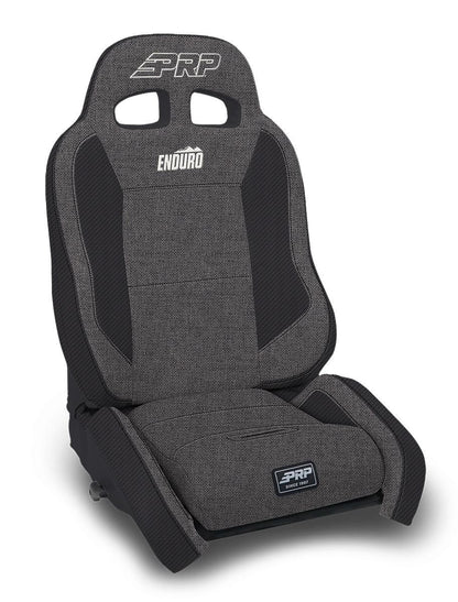 EnduroCrawl Reclining Suspension Seat, Black & Green Tweed