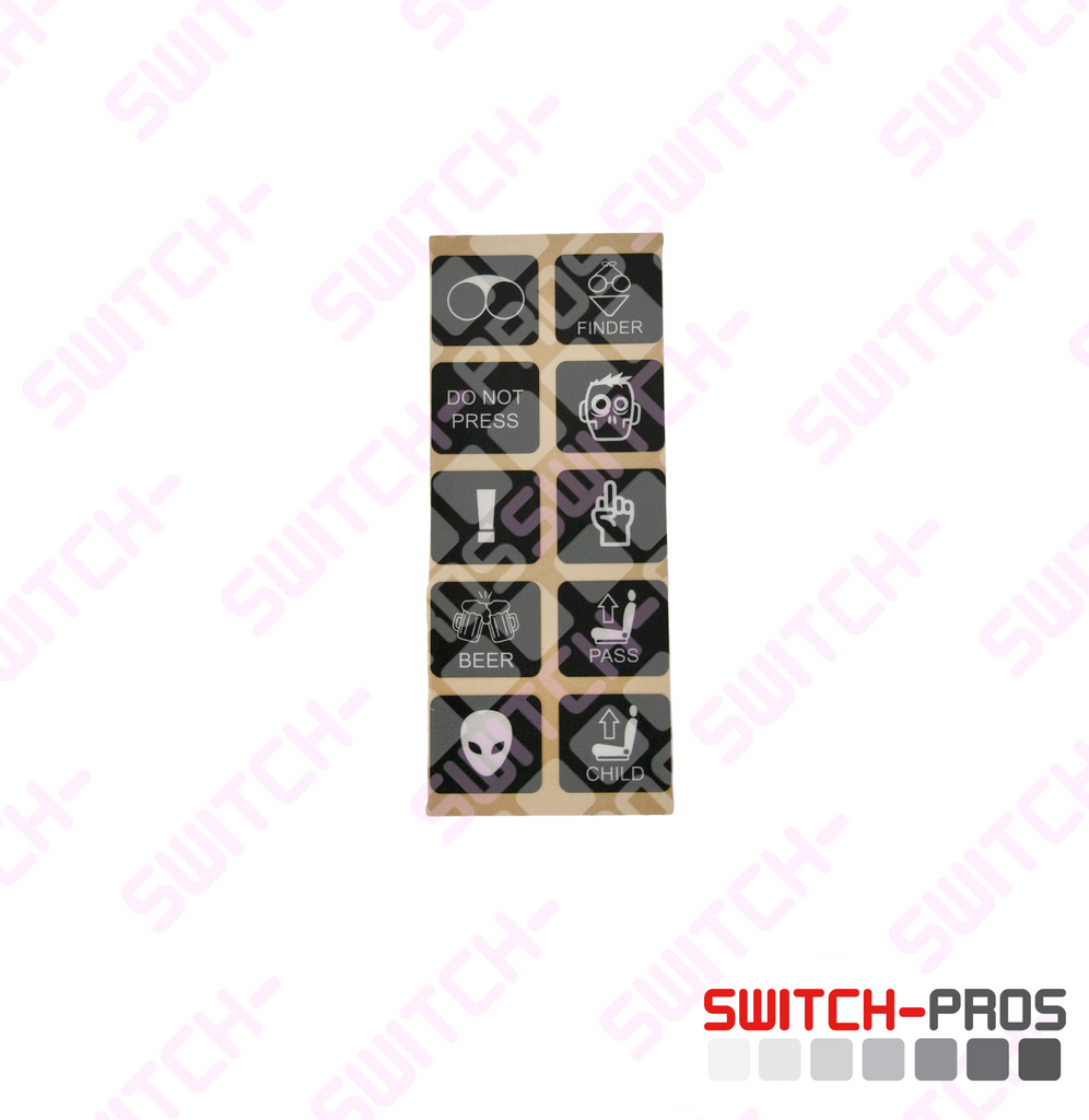 Comical Switch Legends for Switch-Pros System