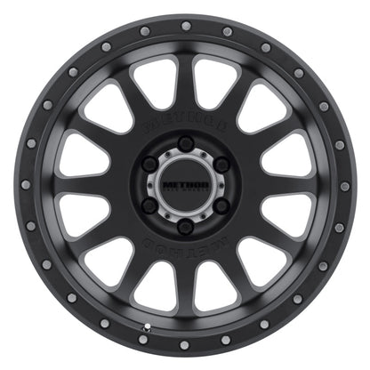 Method MR605 NV 20x10 -24mm Offset 6x135 87mm CB Matte Black Wheel