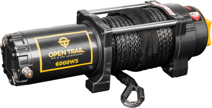 Open Trail 6000LB WIDE BODY SYNTHETIC ROPE WINCH