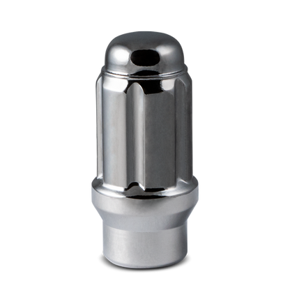 RHI 12X1.25 CLOSED END SPLINE ET6 LUG 1.62" CHROME 24 LUGS, 1 KEY