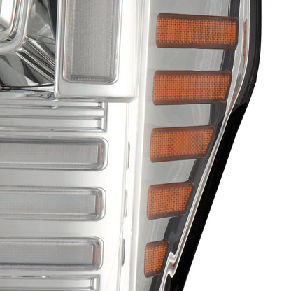 Alpha Rex 20-22 Ford Super Duty LUXX-Series LED Projector Headlights Chrome