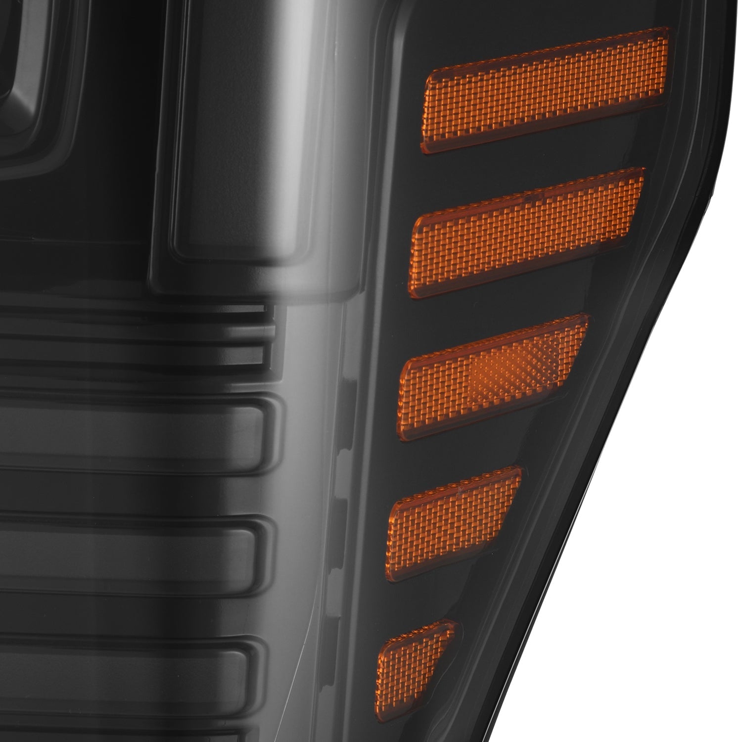 Alpha Rex 20-22 Ford Super Duty LUXX-Series LED Projector Headlights Alpha-Black