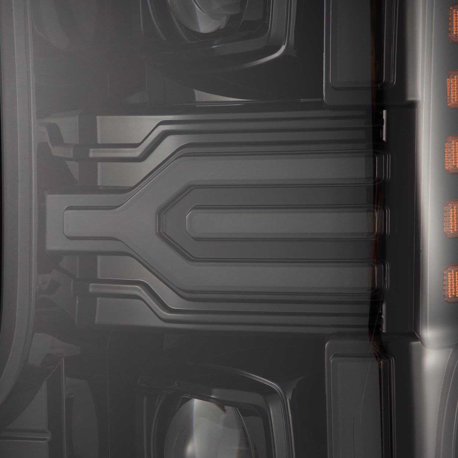 Alpha Rex 20-22 Ford Super Duty LUXX-Series LED Projector Headlights Alpha-Black