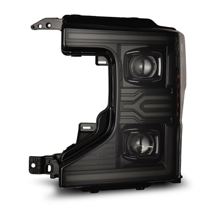Alpha Rex 20-22 Ford Super Duty LUXX-Series LED Projector Headlights Alpha-Black