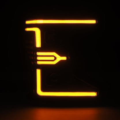 Alpha Rex 20-22 Ford Super Duty LUXX-Series LED Projector Headlights Alpha-Black