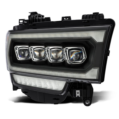 Alpha Rex 19-22 Ram 2500/3500/4500/5500 NOVA-Series LED Projector Headlights Black