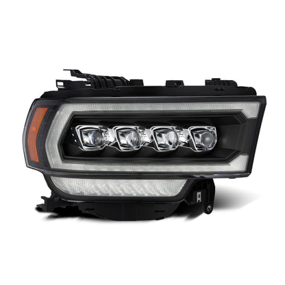 Alpha Rex 19-22 Ram 2500/3500/4500/5500 NOVA-Series LED Projector Headlights Black