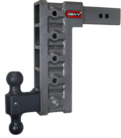 Gen-Y Mega Duty 2.5in Shank 12in Drop 3K TW 21K Hitch w/GH-061 Dual-Ball