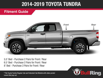 Flush Fit Retractable Tie-Down Anchors | 2014 -2019 Toyota Tundra | Regular Cab | Double Cab | - SpeedStrap