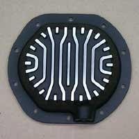 PML Ford 7½" Ring Gear, 10 Bolt  Patterned Fins, Differential Cover