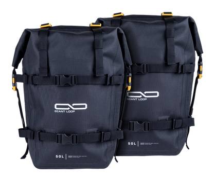 Giant Loop MotoTrekk Panniers 50L - Black