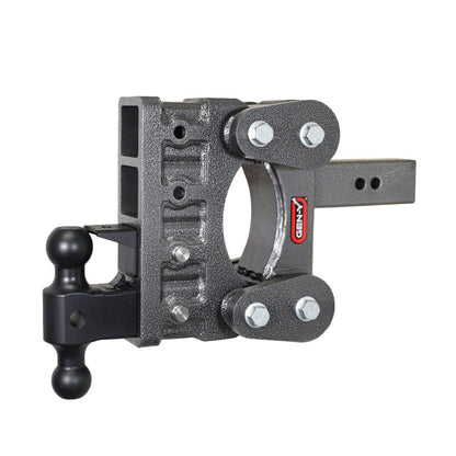 Gen-Y The Boss Torsion-Flex 2.5in Shank 6in Drop 21K Hitch w/GH-061 Dual-Ball/GH-062 Pintle Lock