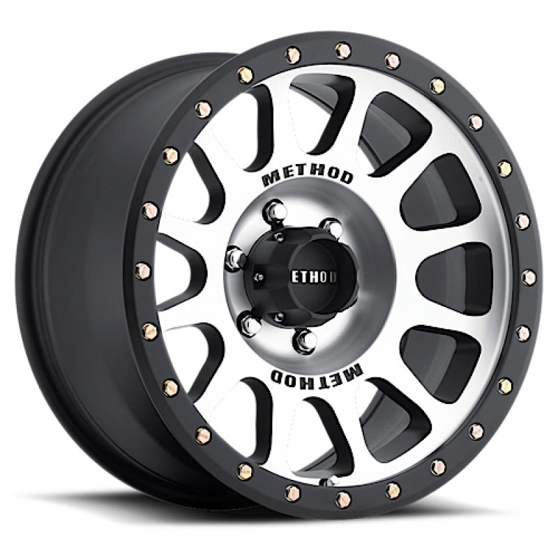 Method MR305 NV 17x8.5 25mm Offset 6x5.5 108mm CB Machined/Black Street Loc Wheel