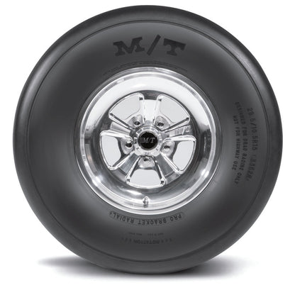 Mickey Thompson Pro Bracket Radial Tire - 28.0/10.5R17 X5 - 250803