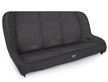 Low Back Rear Bench for Jeep JKU/JLU; Black