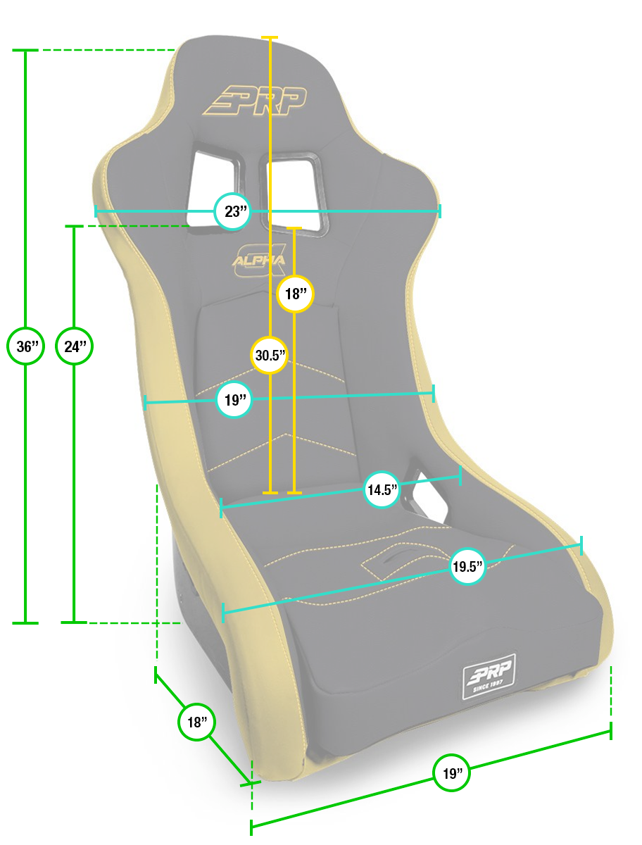 Alpha UTV Composite Seat