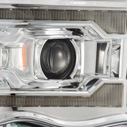 Alpha Rex 02-05 Dodge Ram LUXX-Series LED Projector Headlights Chrome