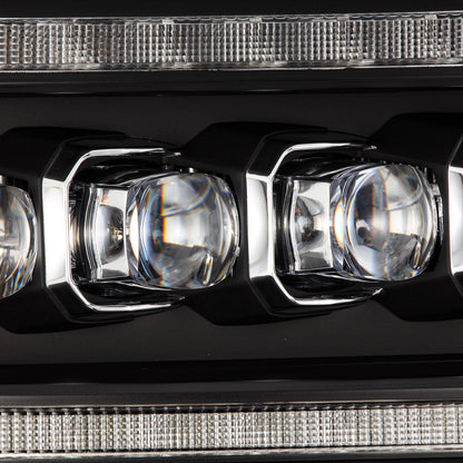 Alpha Rex 09-18 Ram Truck NOVA-Series (5th Gen 2500 G2 Style) LED Projector Headlights Black